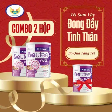 COMBO Khuyến Mại 2 Sữa Hạt Cao Cấp Nanovi 25 Loại Hạt 900g, Tặng 1 Hộp 900g Cùng Loại